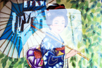 当社前の絵どうろう(逆側)